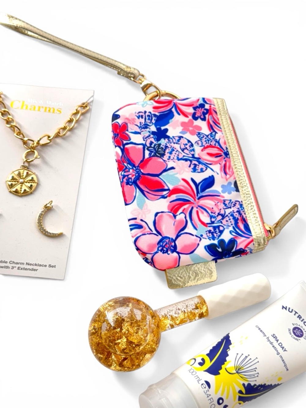 Bundle🛍️ Lilly Pulitzer Accessory Floral Wristlet Nutraceuticals Jewelry - Picture 2 of 11